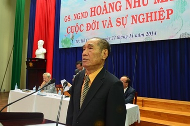 Học trò tưởng nhớ GS Hoàng Như Mai tròn một năm ông mất