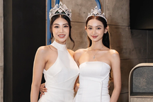 Hoa hậu Lan Anh, Á hậu Yến Nhi tham gia triển lãm bảo vệ môi trường