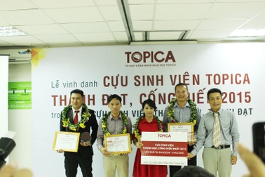 Vinh danh Cựu sinh viên Topica thành đạt, cống hiến năm 2015