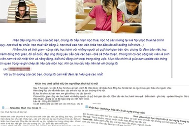 “Nở rộ” dịch vụ học thuê dịp cận Tết