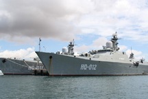 Nga hạ thủy tàu hộ vệ tên lửa Gepard đóng cho Việt Nam