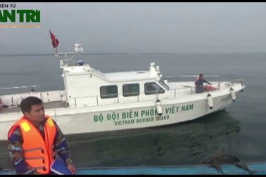 Bộ đội biên phòng Quảng Bình xử lý các tàu cá hành nghề giã cào trái pháp luật