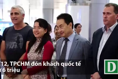 TPHCM đón du khách thứ 6 trệu