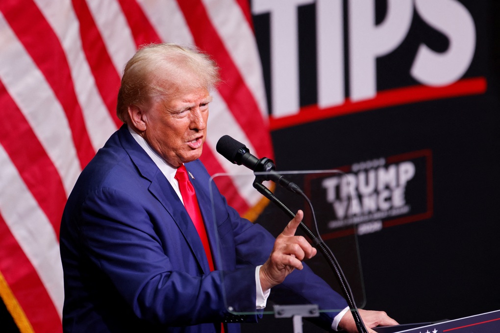 Ông Trump hứa sẽ giúp kinh tế Mỹ bùng nổ nếu tái đắc cử - 1 Ông Trump hứa sẽ giúp kinh tế Mỹ bùng nổ nếu tái đắc cử - 1