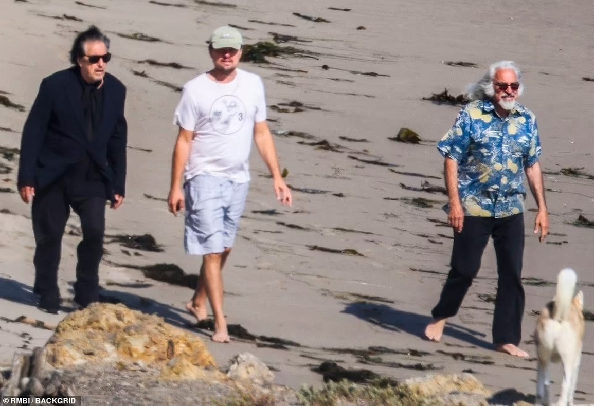 Xôn xao cảnh Leonardo DiCaprio đưa cha đẻ đi gặp cha dượng của bạn gái - 1 Xôn xao cảnh Leonardo DiCaprio đưa cha đẻ đi gặp cha dượng của bạn gái - 1