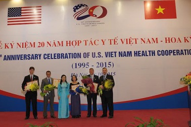 Gần 50 cá nhân đóng góp lớn cho hợp tác y tế Việt Nam - Hoa Kỳ