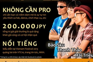 Tìm kiếm Tài năng Việt tại Nhật 2013
