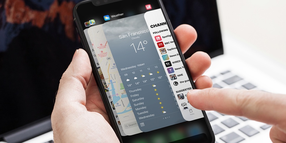 Nhiều người thường đóng danh sách các ứng dụng chạy gần đây trên iPhone với hy vọng điều này sẽ giúp thiết bị tiết kiệm pin hơn (Ảnh minh họa: iMore). Nhiều người thường đóng danh sách các ứng dụng chạy gần đây trên iPhone với hy vọng điều này sẽ giúp thiết bị tiết kiệm pin hơn (Ảnh minh họa: iMore).