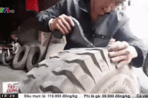 Thâm nhập cơ sở tân trang lốp ô tô hết hạn sử dụng