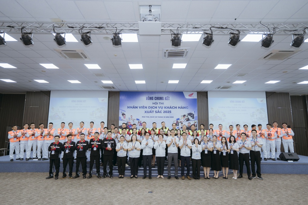 Lộ diện top 13 nhân viên dịch vụ khách hàng xuất sắc 2025 của Honda Việt Nam - 2 Lộ diện top 13 nhân viên dịch vụ khách hàng xuất sắc 2025 của Honda Việt Nam - 2