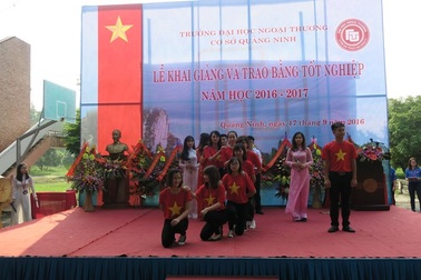Trường ĐH Ngoại thương – Cơ sở Quảng Ninh tưng bừng tổ chức Lễ khai giảng năm học mới