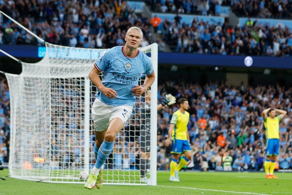 Haaland lập hat-trick, Man City thắng 6-0 trước Nottingham - 1 Haaland lập hat-trick, Man City thắng 6-0 trước Nottingham - 1