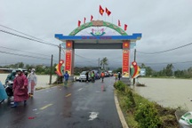 Bí thư Đảng ủy xã Hòa Thịnh chia sẻ trên mạng xã hội về tình hình lũ lụt