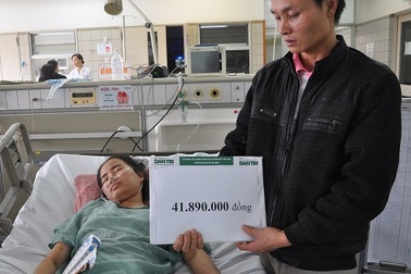 Gần 42 triệu đồng đến với người phụ nữ bị u tuyến ức