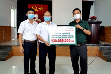 Bạn đọc Dân trí ủng hộ tuyến đầu chống dịch tỉnh Quảng Nam 230 triệu đồng