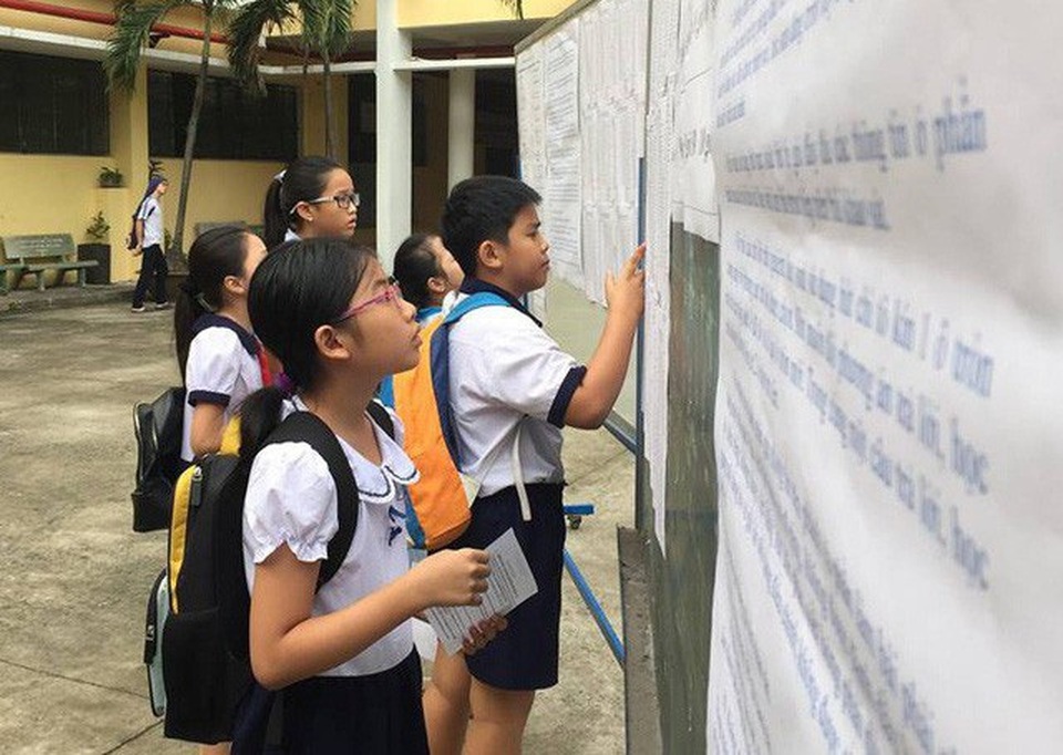 TPHCM: Học sinh giỏi thành phố được ưu tiên chọn trường vào lớp 6 - 1 TPHCM: Học sinh giỏi thành phố được ưu tiên chọn trường vào lớp 6 - 1