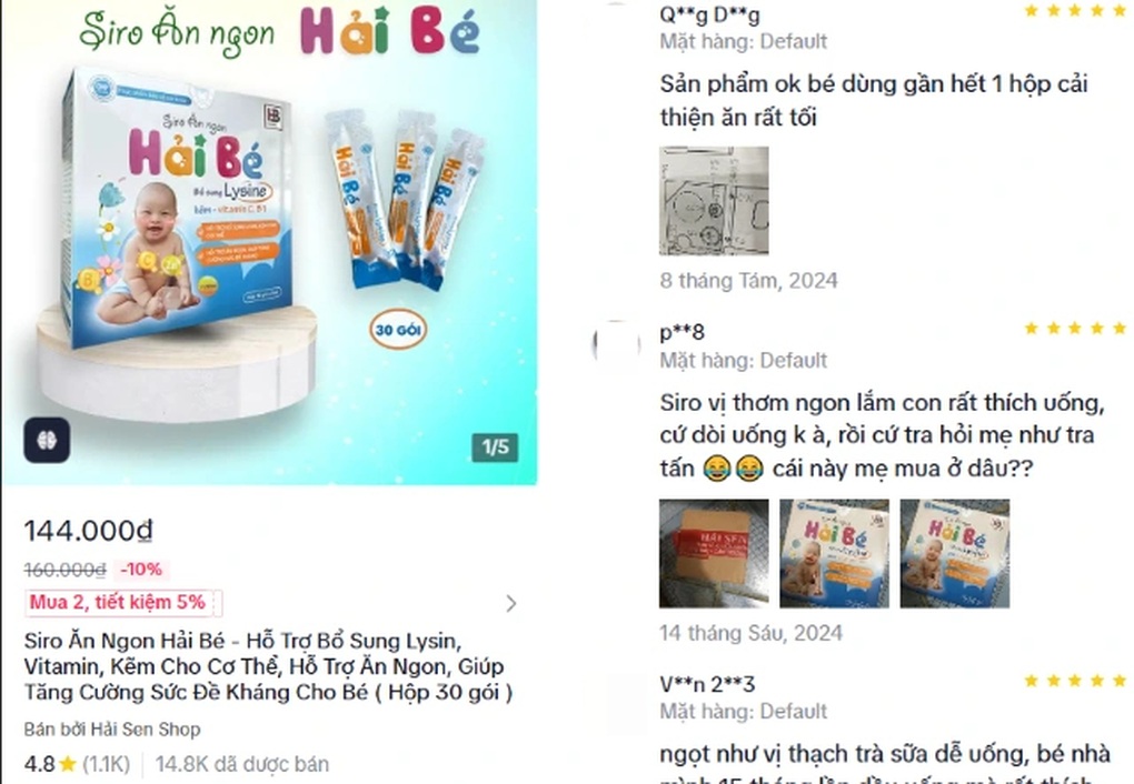 Bán hơn 100.000 hộp siro ăn ngon giả, Gia đình Hải Sen thu bao nhiêu? - 1 Bán hơn 100.000 hộp siro ăn ngon giả, Gia đình Hải Sen thu bao nhiêu? - 1