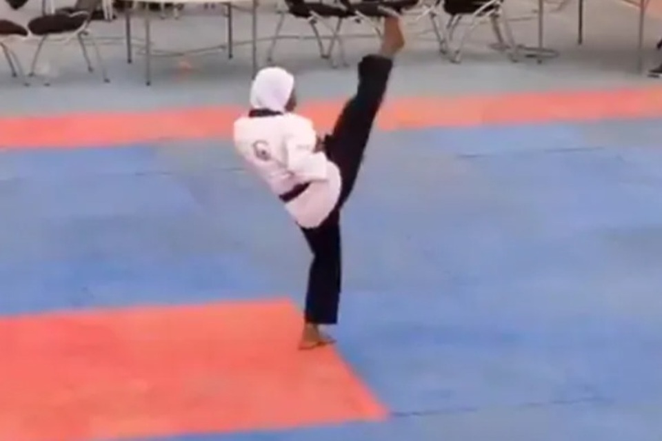 Vận động viên mang thai 8 tháng giành huy chương vàng Taekwondo - 1