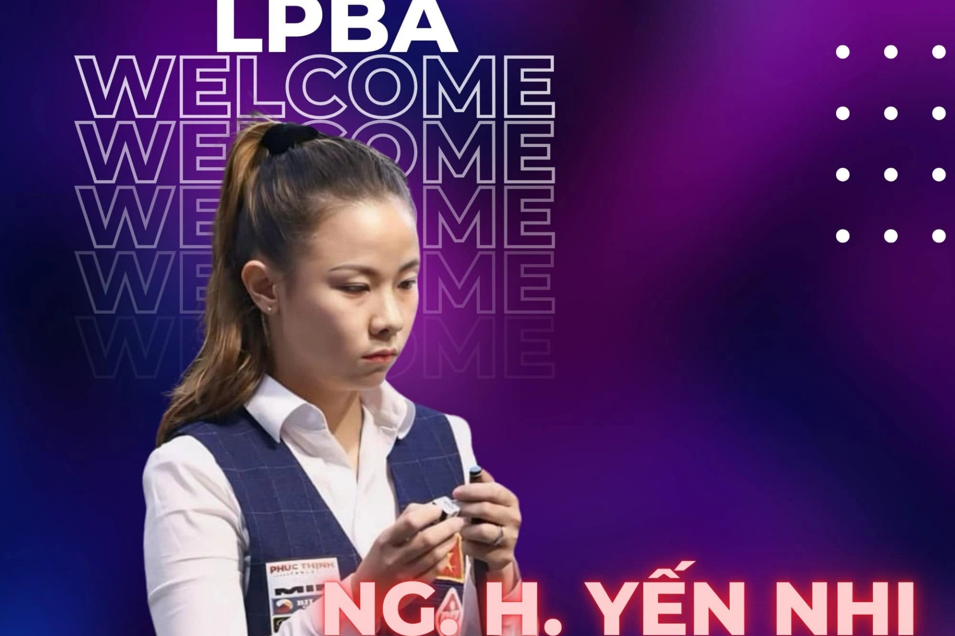 Yen Nhi rejoint la PBA, quittant ainsi indirectement la Fédération vietnamienne de billard et de snooker - 1 Yến Nhi gia nhập PBA, gián tiếp rời Liên đoàn Billiards  Snooker Việt Nam - 1