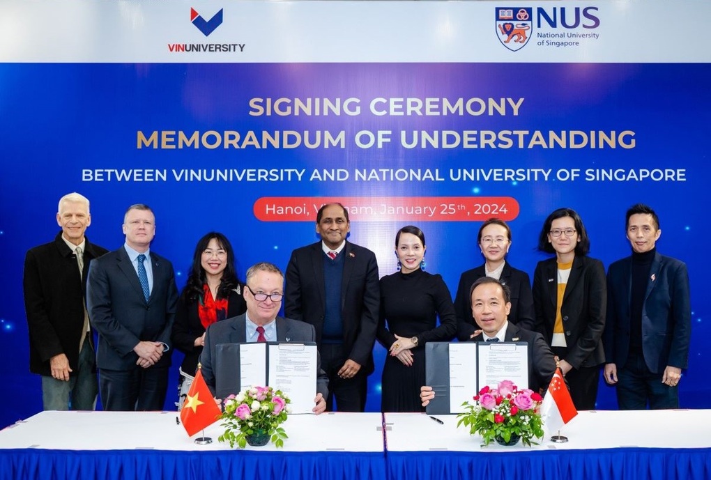 VinUni hợp tác với Đại học Quốc gia Singapore về đổi mới sáng tạo - 1 VinUni hợp tác với Đại học Quốc gia Singapore về đổi mới sáng tạo - 1