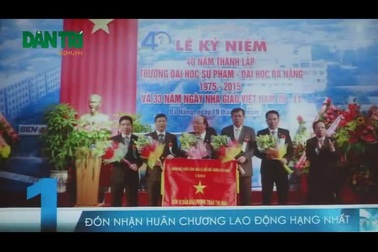 ĐH Sư phạm Đà Nẵng đón nhận Huân chương Lao động hạng Nhất