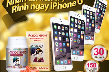 Sắc Ngọc Khang: “Nhắn tin liền tay, rinh ngay Iphone 6”