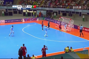 Argentina thắng đậm Bồ Đào Nha để vào chung kết futsal World Cup