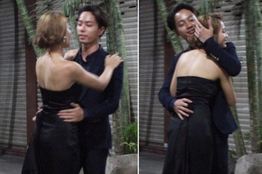 Bắt gặp Khả Ngân thân mật với “chàng trai bánh giò” Đình Hiếu trong đêm