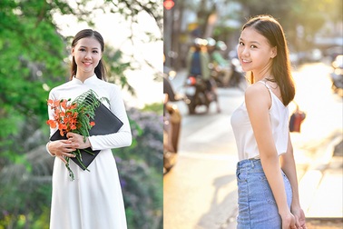 Nữ sinh THPT Trần Phú cao 1m70, dáng chuẩn người mẫu