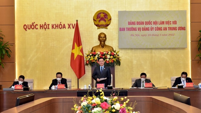 Chủ tịch Quốc hội Vương Đình Huệ