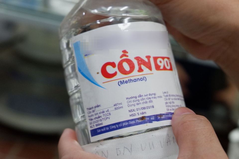 Cảnh giác trước tình trạng methanol đội lốt cồn sát trùng y tế - 6 Cảnh giác trước tình trạng methanol đội lốt cồn sát trùng y tế - 6