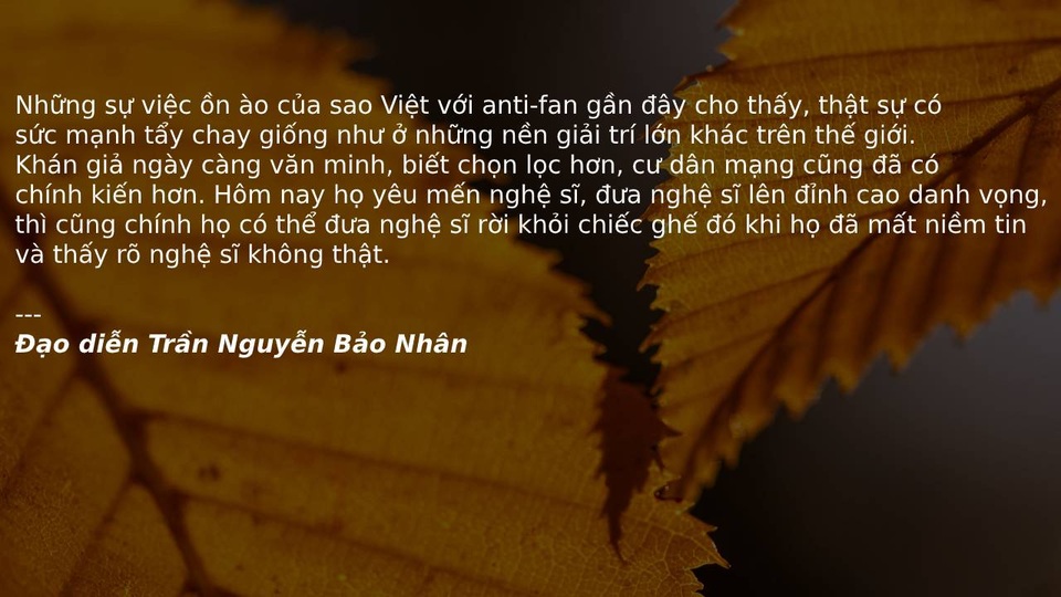 Quyền lực của anti-fan và truyền hình thực tế đối với ngôi sao - 2 Quyền lực của anti-fan và truyền hình thực tế đối với ngôi sao - 2
