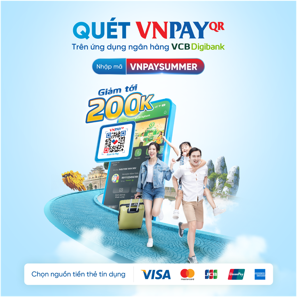 Mở rộng thanh toán QR bằng thẻ tín dụng, VNPAY gia tăng trải nghiệm thanh toán số - 1 Mở rộng thanh toán QR bằng thẻ tín dụng, VNPAY gia tăng trải nghiệm thanh toán số - 1
