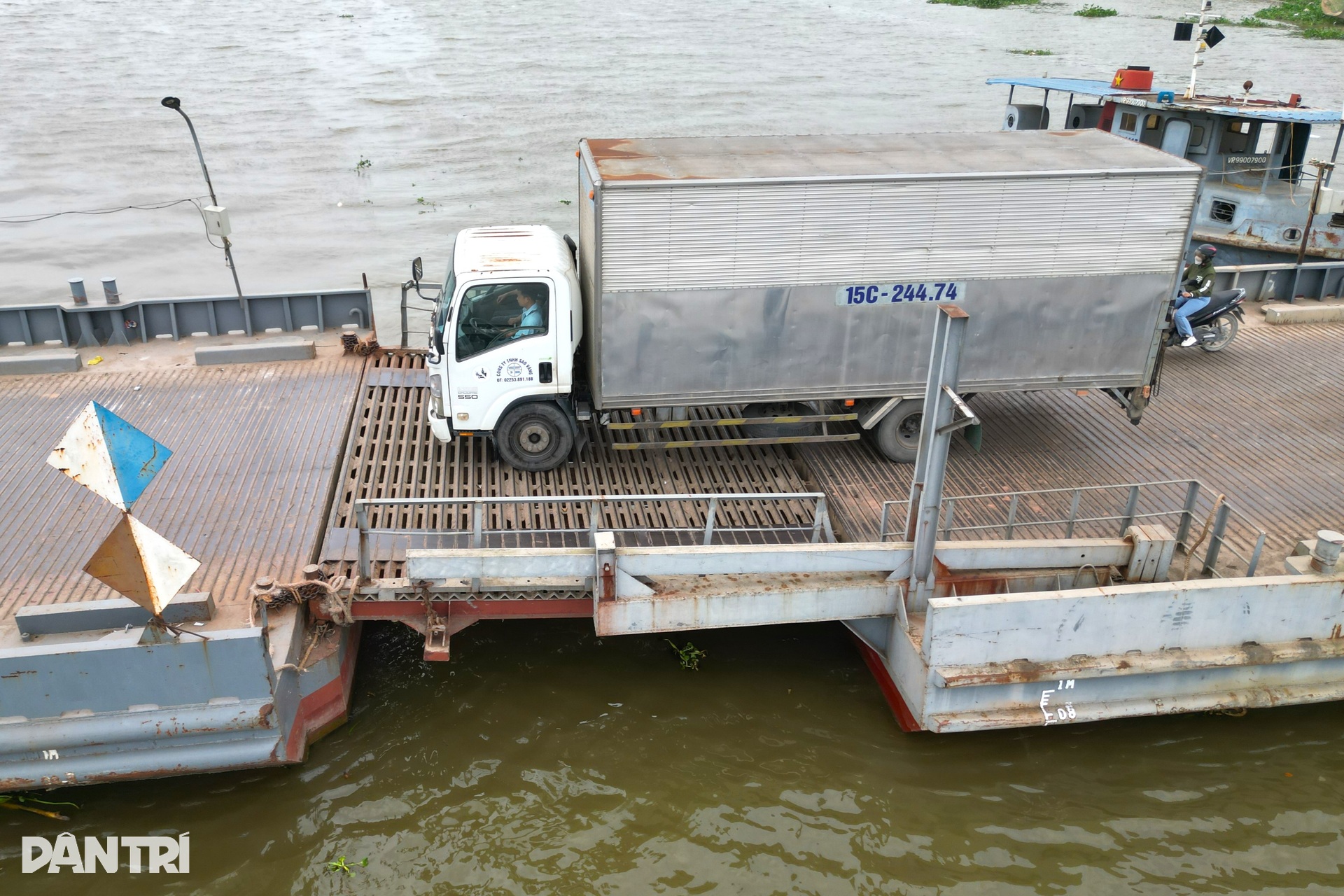 Hiện trạng cầu phao gần 30 tuổi bắc qua sông Ninh Cơ chờ ngày nghỉ hưu - 5