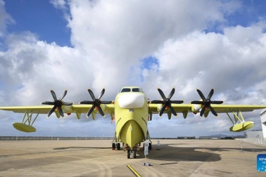 Trung Quốc bắt tay sản xuất hàng loạt thủy phi cơ lớn nhất thế giới