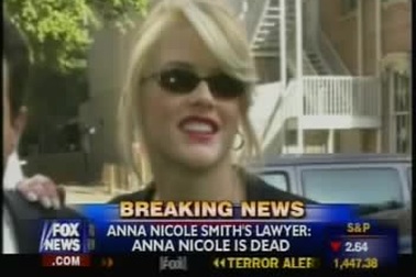 Anna Nicole Smith chết vì sốc thuốc