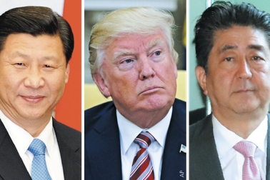 Ông Trump điện đàm với lãnh đạo Trung, Nhật về mối đe dọa Triều Tiên