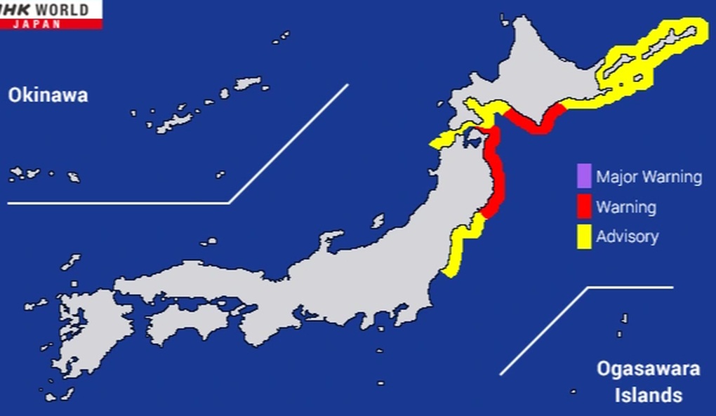 Động đất mạnh 7,6 độ tại Nhật Bản, cảnh báo sóng thần - 1