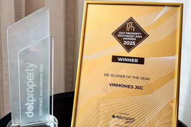 Vinhomes được vinh danh “Nhà phát triển bất động sản của năm khu vực Đông Nam Á”