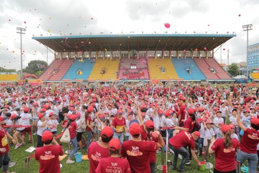 1.200 trẻ tham gia vận động trường ngập tràn hứng khởi