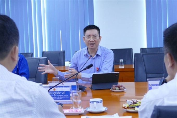 Phó Tổng Giám đốc BSR Mai Tuấn Đạt phát biểu tại buổi làm việc.