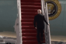 Ông Biden 2 lần vấp ngã khi lên chuyên cơ Không Lực Một