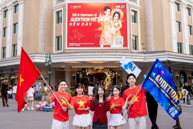 Nhiều bạn trẻ cổ vũ đội tuyển Audition Việt Nam tham dự SEA Games 33