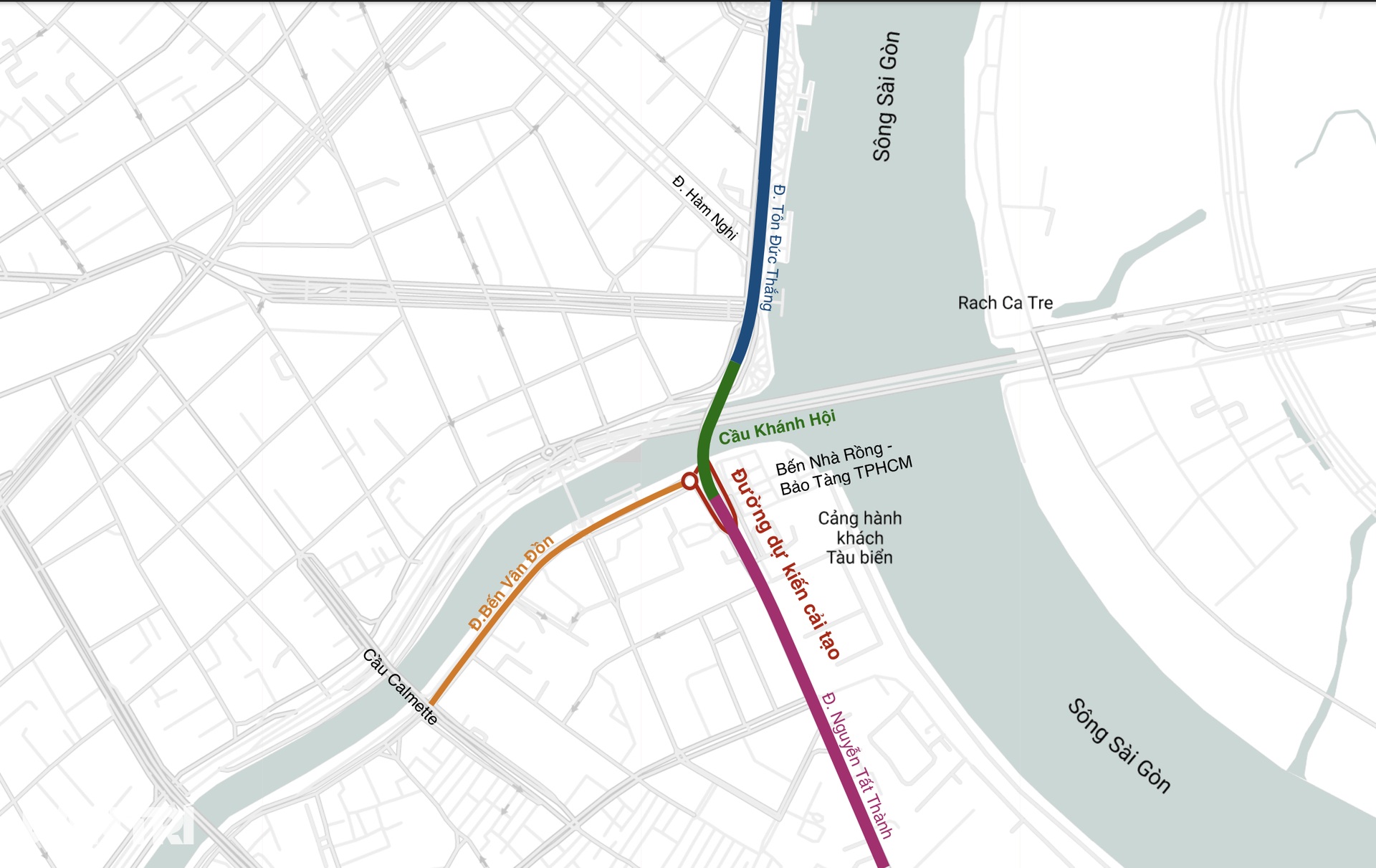 Hiện trạng đường qua dạ cầu Khánh Hội được đề xuất cải tạo để giảm kẹt xe - 12 Hiện trạng đường qua dạ cầu Khánh Hội được đề xuất cải tạo để giảm kẹt xe - 12