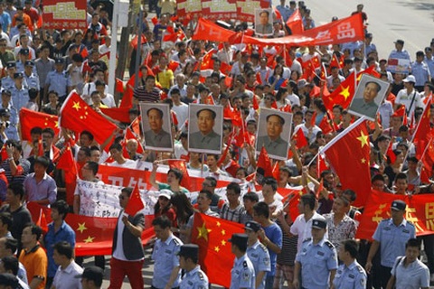 Biểu tình chống Nhật Bản tiếp tục lan rộng tại Trung Quốc