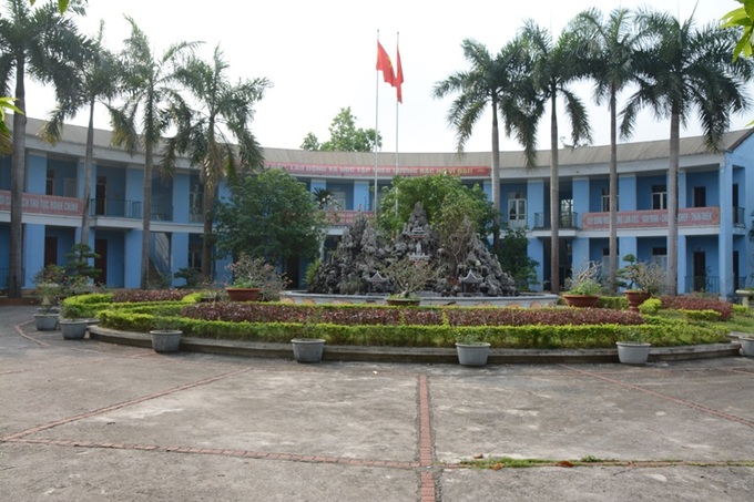 Một góc khuôn viên xanh - sạch của Cơ sở cai nghiện ma túy số 7 Hà Nội
