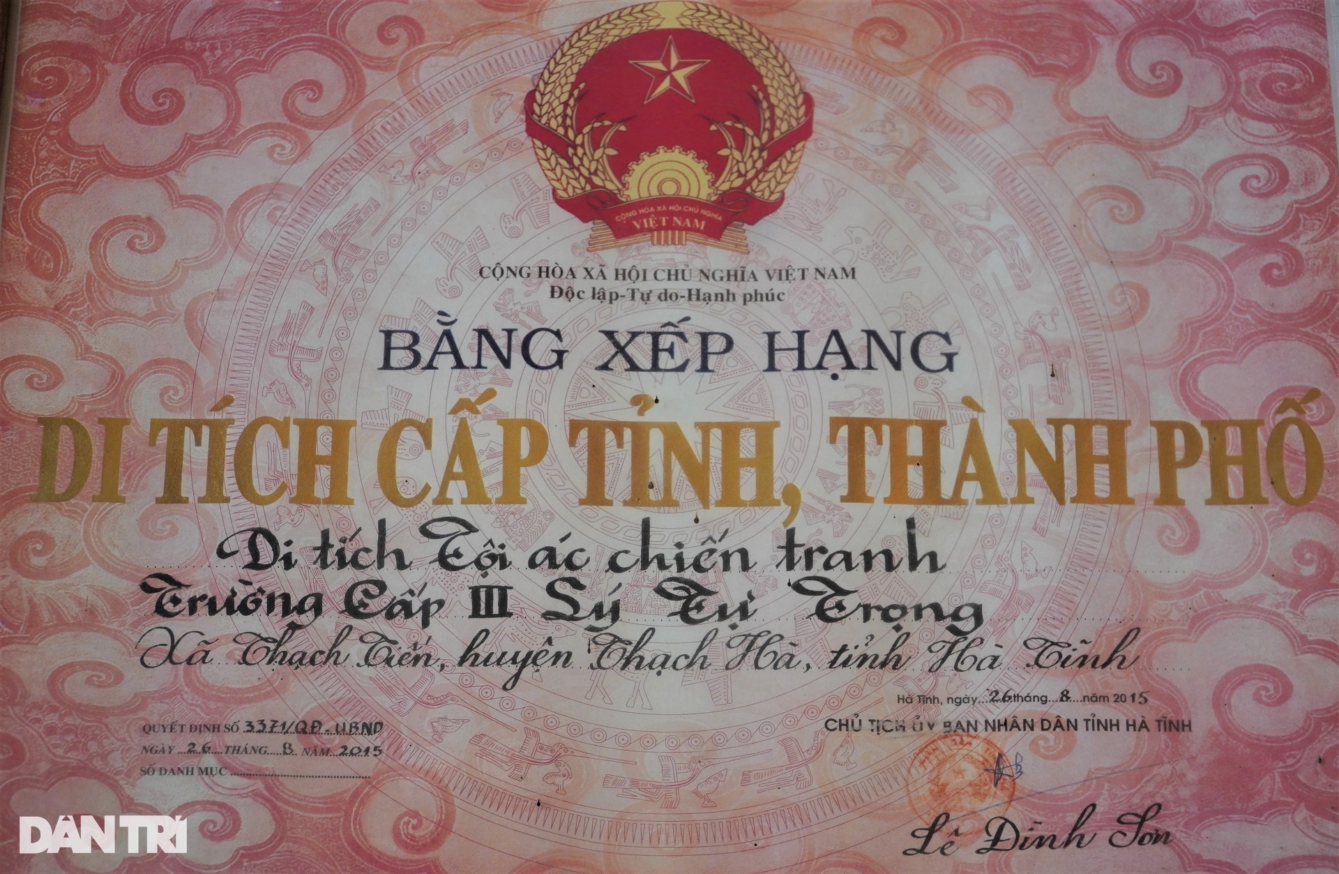 Lớp học đặc biệt và quả bom của tội ác 56 năm trước - 7 Lớp học đặc biệt và quả bom của tội ác 56 năm trước - 7