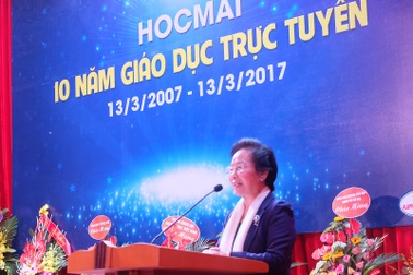 Chủ tịch Hội Khuyến học VN Nguyễn Thị Doan ủng hộ phương pháp học trực tuyến