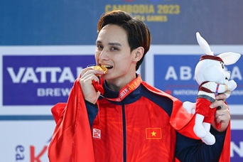 "Hoàng tử" TDDC Đinh Phương Thành giành HCV ở 5 kỳ SEA Games liên tiếp