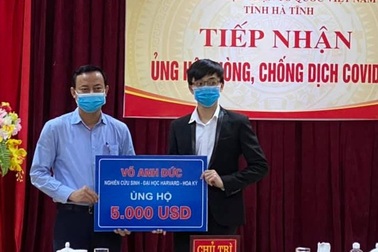 Cựu HCV Olympic Toán Quốc tế ủng hộ 5.000 USD chống dịch Covid-19